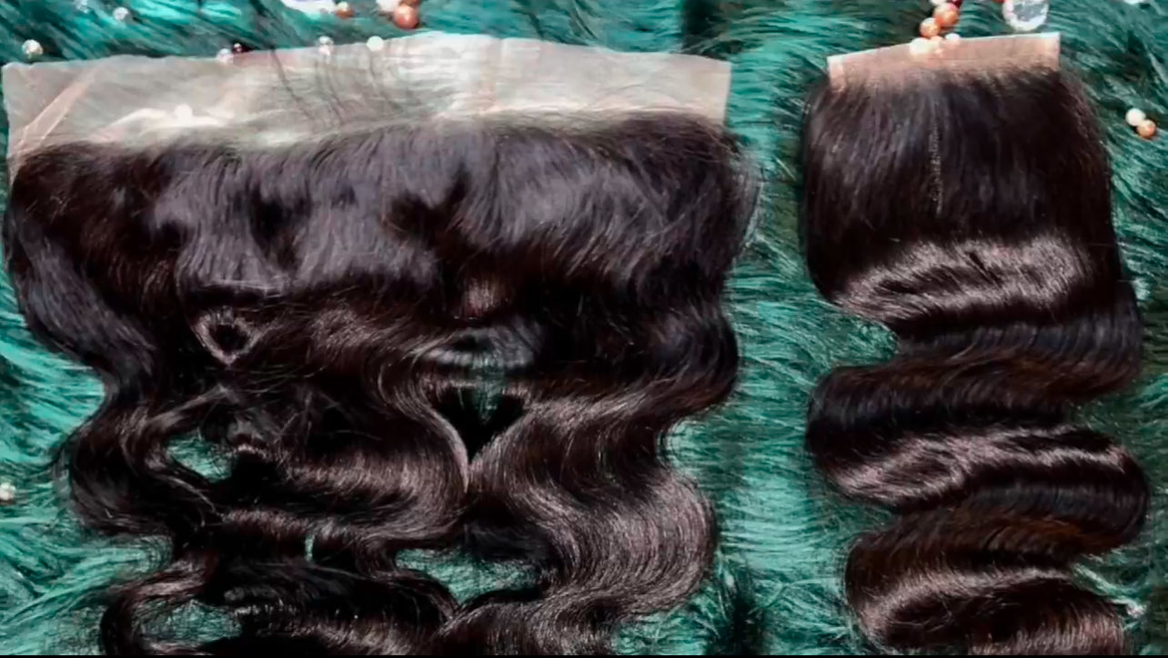 Natural Color Transparent Lace Closures