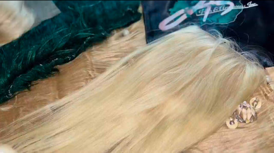 613 Blonde Transparent Lace Closures